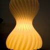 Hourglass table lamp